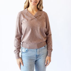 Adriel Sweater Pullover -Mocha
