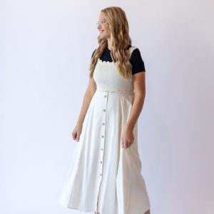 Raya Midi Smocked Sundress