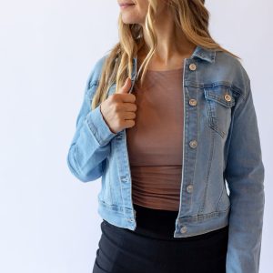 Stone Wash Denim Jacket