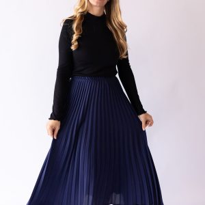 Janine Midi Pleated Skirt