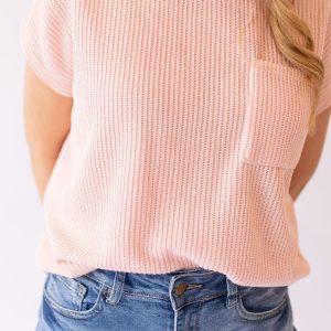 Viola Knitted Top -Blush