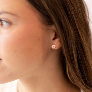 Head Over Heals Earring -Rose Gold