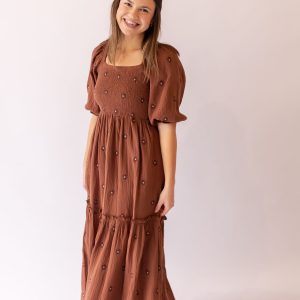 Mikayla Embroidered Maxi Dress