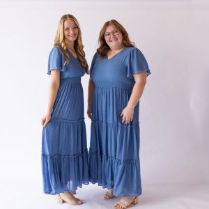 Taylor Dress in Colony Blue