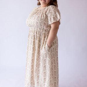 Cynthia Cotton Gauze Midi Dress