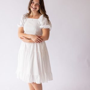 Poppy Dress in White