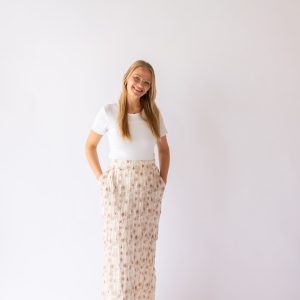 Dahlia Maxi Skirt in Faded Cocoa