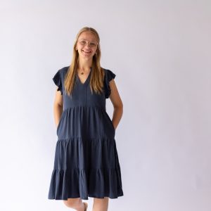 Tara Dress in Blue