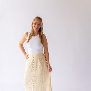 Brinley Maxi Skirt in Yellow