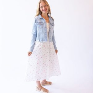 Fray Hem Denim Jacket
